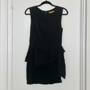 ALICE & OLIVIA BLACK DRESS WITH CUTOUT BACK
